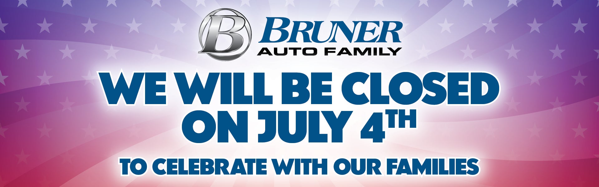 Closed July 4th