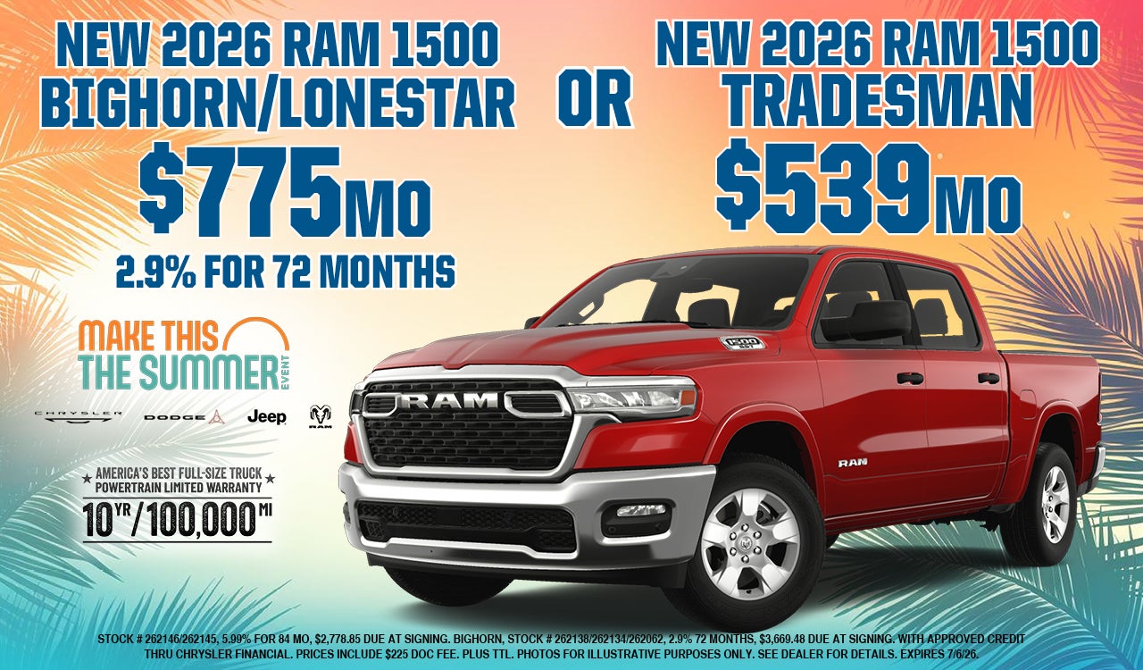 New 2026 RAM 1500 or New 2026 RAM 1500 BIGHORN/LONESTAR