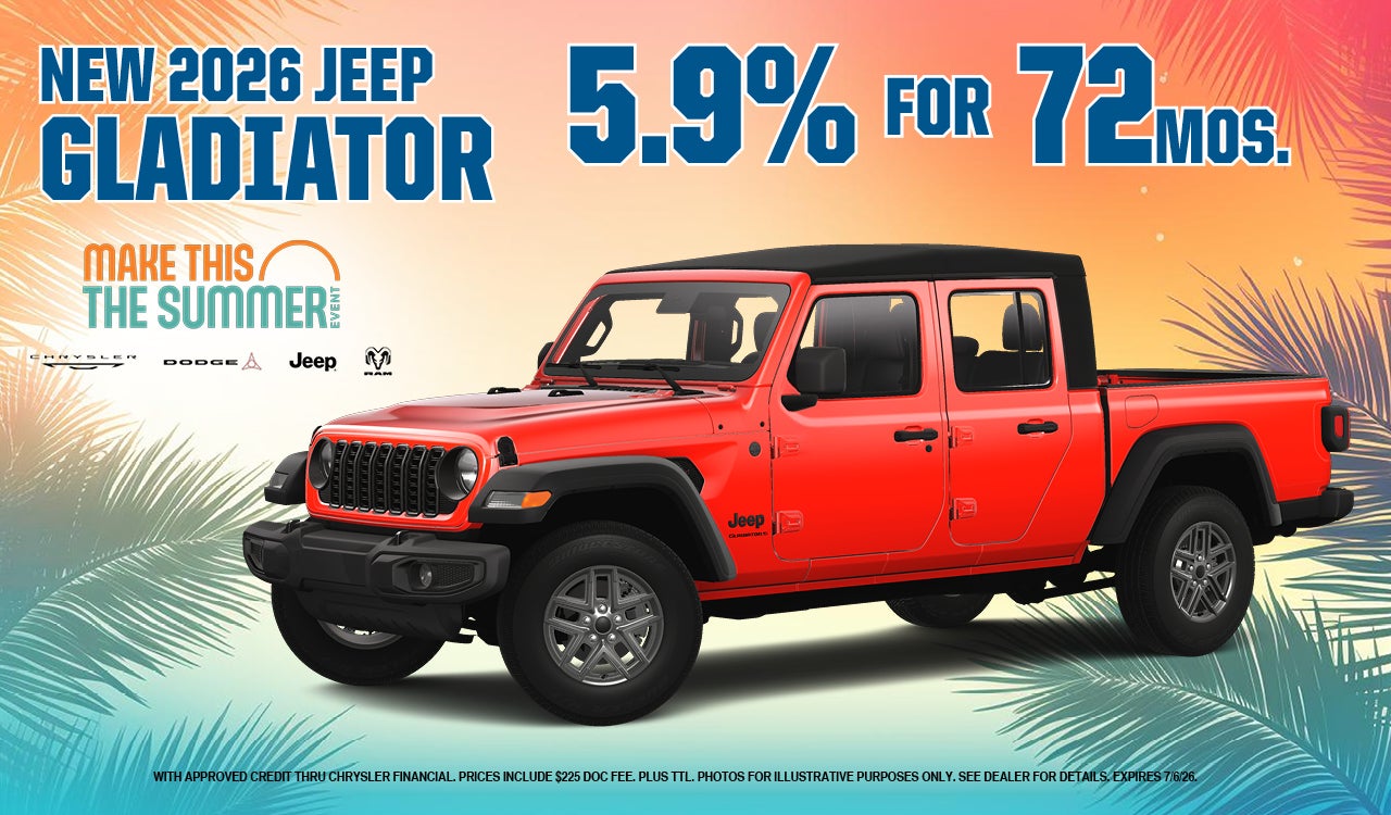 New 2026 Gladiator 5.9% for 72 months