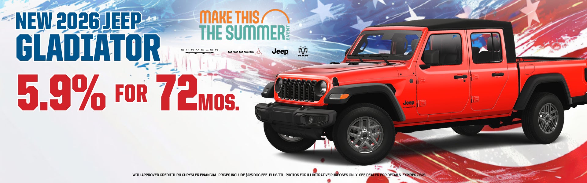 New 2026 Gladiator 5.9% for 72 months